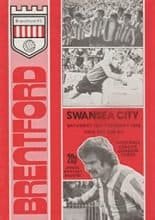 Brentford v Swansea City 10-Feb-1979