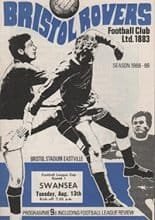 Bristol Rovers v Swansea Town 13-Aug-1968
