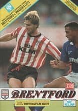 Brentford v Swansea City 30-Nov-1991