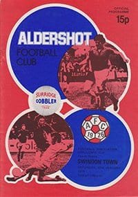 Aldershot v Swindon Town 27-Dec-1982