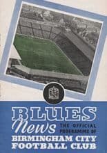 Birmingham City v Tottenham Hotspur 01-Dec-1956