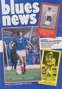 Birmingham City v Tottenham Hotspur 22-Oct-1983