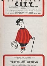 Bradford City v Tottenham Hotspur 03-Jan-1970