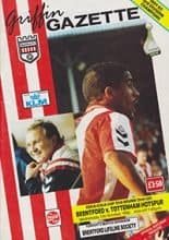Brentford v Tottenham Hotspur 07-Oct-1992