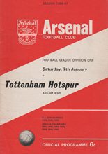 Arsenal v Tottenham Hotspur 07-Jan-1967