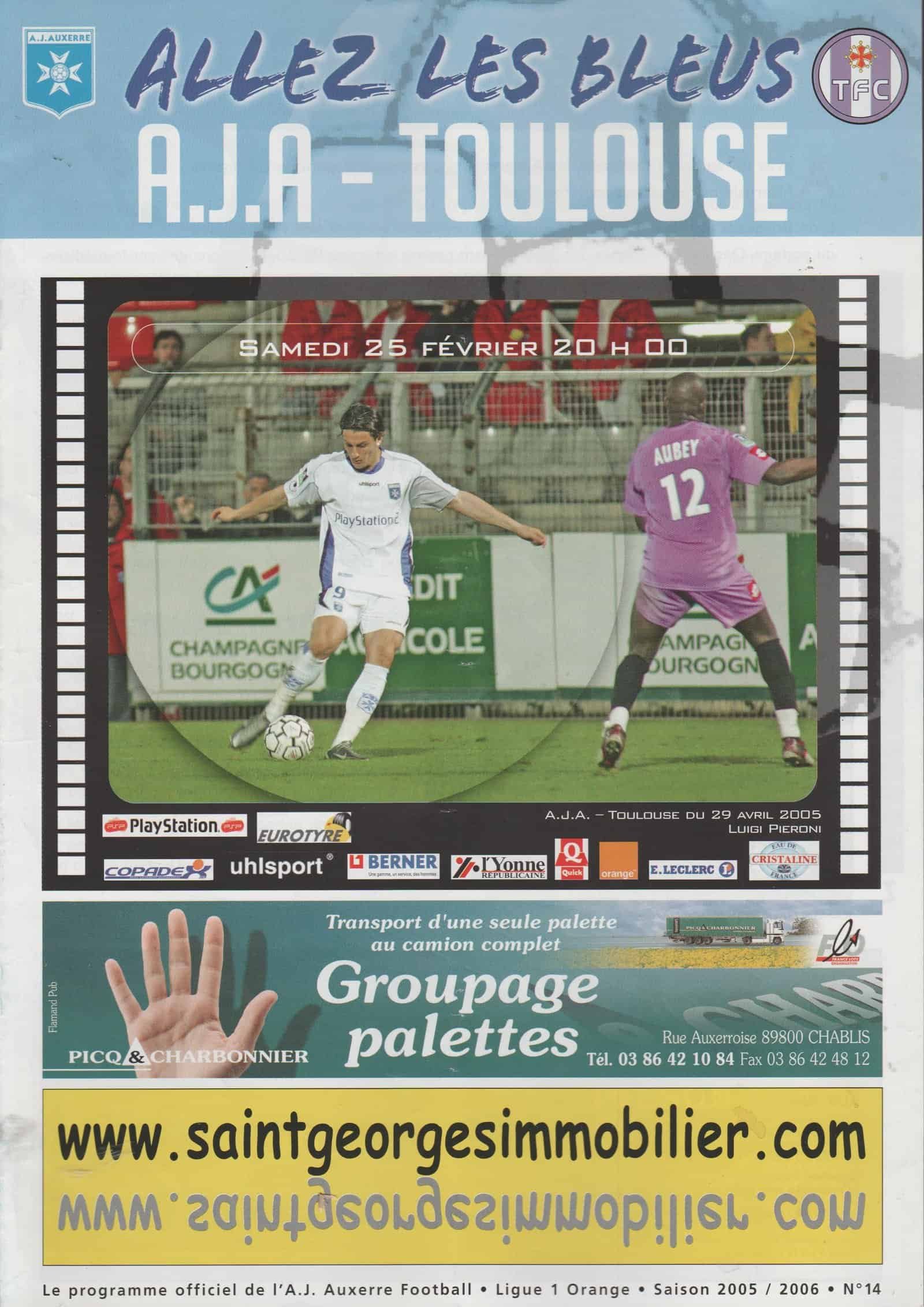 Auxerre v Toulouse 25-Feb-2006