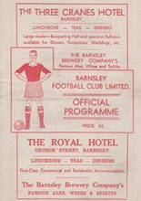 Barnsley v Tranmere Rovers 21-Apr-1954