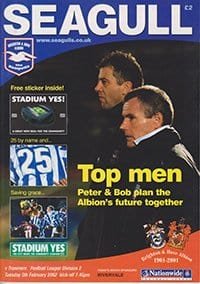 Brighton & Hove Albion v Tranmere Rovers 05-Feb-2002