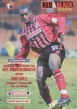 AFC Bournemouth v Walsall 17-Feb-2001