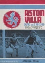 Aston Villa v Walsall 17-Mar-1971