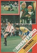 Brentford v Walsall 24-Jan-1981