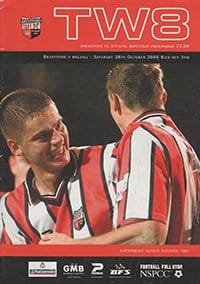 Brentford v Walsall 28-Oct-2000