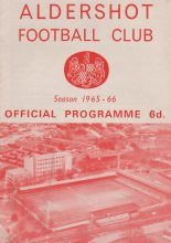 Aldershot v Walsall 04-Dec-1965