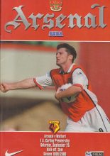 Arsenal v Watford 25-Sep-1999
