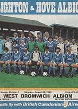 Brighton & Hove Albion v West Bromwich Albion 30-Aug-1980