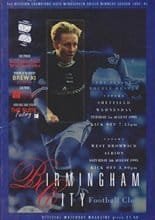 Birmingham City v West Bromwich Albion 05-Aug-1995
