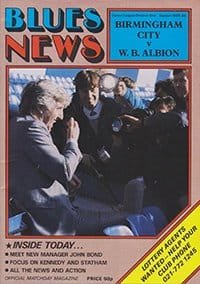 Birmingham City v West Bromwich Albion 08-Feb-1986