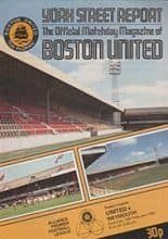 Boston United v Weymouth 19-Feb-1983