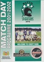 Blyth Spartans vs Whitby Town 22-Jan-2002