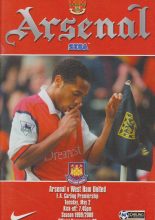 Arsenal v West Ham United 02-May-2000