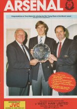 Arsenal v West Ham United 08-Nov-1986