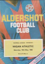 Aldershot v Wigan Athletic 15-May-1982