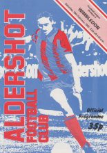 Aldershot v Wimbledon 19-Feb-1983