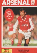 Arsenal v Wimbledon 01-Jan-1987