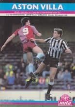 Aston Villa v Wimbledon 28-Jan-1989