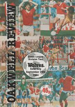 Barnsley v Wolverhampton Wanderers 29-Sep-1984