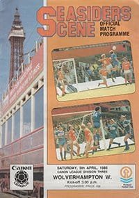 Blackpool v Wolverhampton Wanderers 05-Apr-1986
