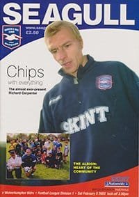 Brighton and Hove Albion v Wolverhampton Wanderers 08-Feb-2003