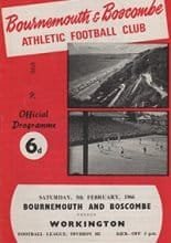 Bournemouth and Boscombe Athletic v Workington 05-Feb-1966