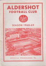 Aldershot v Wrexham 10-Aug-1968