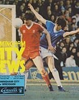 Birmingham City v Wrexham 23-Feb-1980