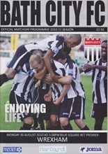 Bath City v Wrexham 30-Aug-2010