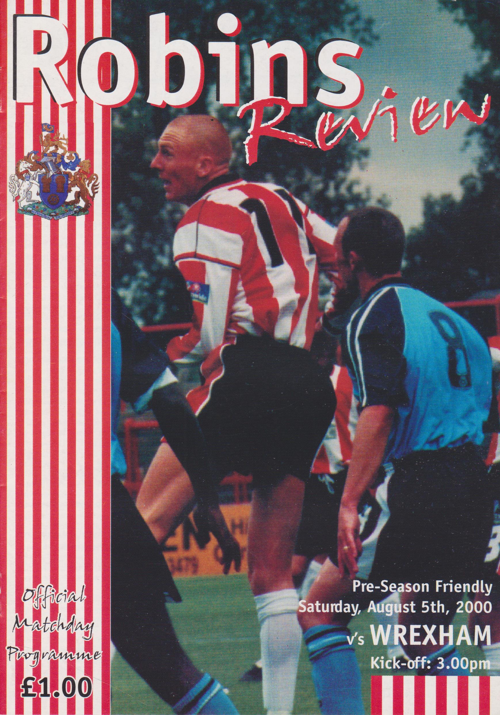 Altrincham v Wrexham 05-Aug-2000