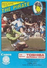 Bristol Rovers v York City 14-May-1985