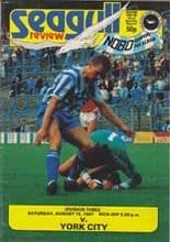 Brighton and Hove Albion v York City 15-Aug-1987