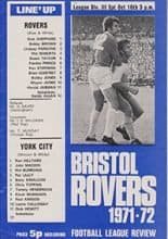 Bristol Rovers v York City 16-Oct-1971