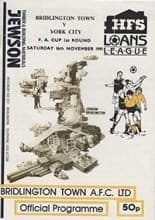 Bridlington Town v York City 16-Nov-1991