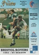 Bristol Rovers v York City 16-Apr-1994