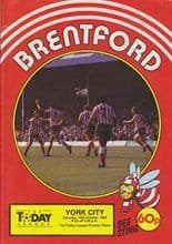 Brentford v York City 18-Oct-1986