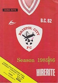 Bristol City v York City 22-Feb-1986