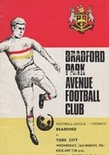 Bradford Park Avenue v York City 26-Mar-1969