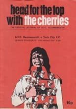AFC Bournemouth v York City 27-Jan-1973