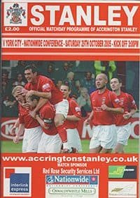 Accrington Stanley v York City 29-Oct-2005