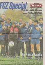 FC Zurich v Glasgow Celtic 03-Nov-1998