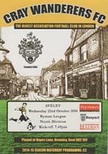 Cray Wanderers v Aveley 22-Oct-2014