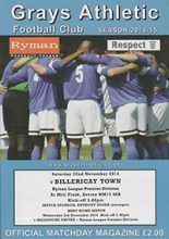 Grays Athletic v Billericay Town 22-Dec-2014